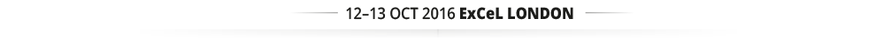 12-13 Oct 2016 at ExCeL London